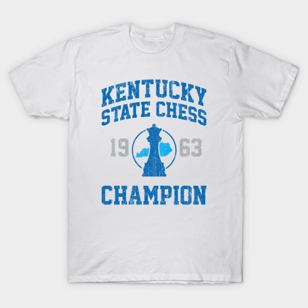 1963 Kentucky State Chess Champion (Variant) T-Shirt by huckblade